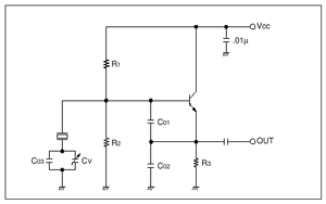 Fig.7 Typical oscillation circuit in fundamental vibration mode